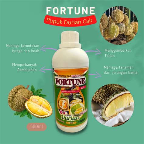 Jual Pupuk Durian Bawor Agar Cepat Berbuah Fortune Pupuk Organik Cair