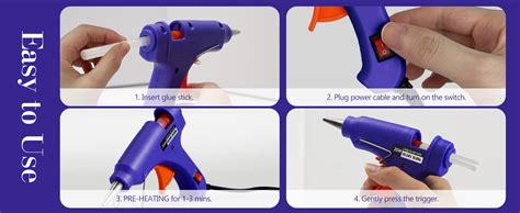 Amazon SHJADE Mini Hot Glue Gun Hot Melt Gun With Glue Sticks For Arts Crafts Mini