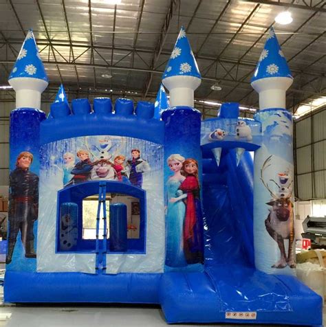 China High Quality 055mm Pvc Tarpaulin Frozen Elsa Inflatable Bouncy