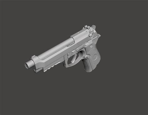 Stl File Beretta M9a3 Real Size 3d Gun Mold 🔫 ・3d Printable Model To Download・cults