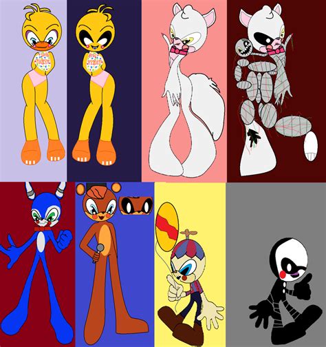 Toy Fnaf Characters by Zombieinblack03 on DeviantArt