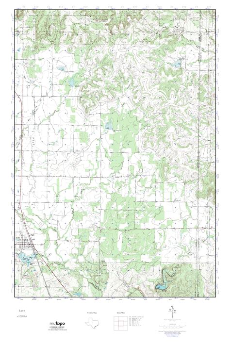 Mytopo Lawn Texas Usgs Quad Topo Map