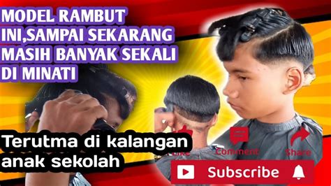 Motong Rambut Dua Jari Dengan Kameramen Seorang Bocil Pangkas Rambut