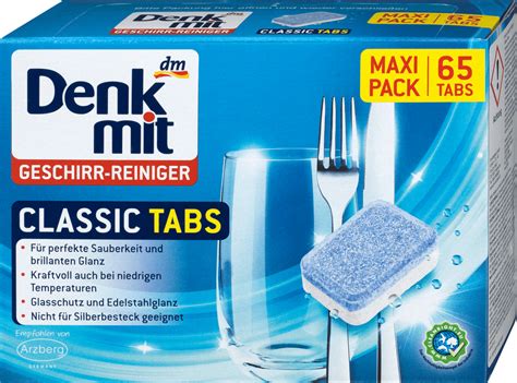 Denkmit Geschirr Reiniger Classic Tabs St Dm Dauerpreis