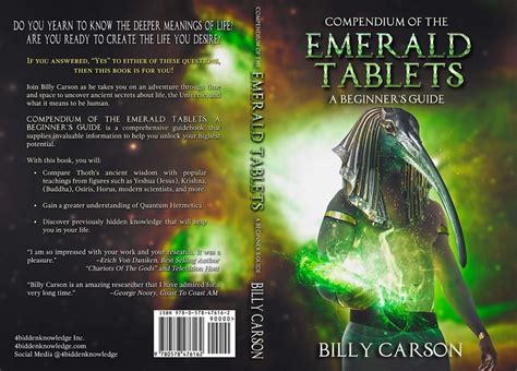 ‘The Compendium Of The Emerald Tablets’ By Billy Carson: A Must-Read ...