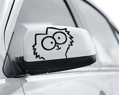 Car Styling Fun Decal Funny Cat Car Window Sticker Aufkleber On