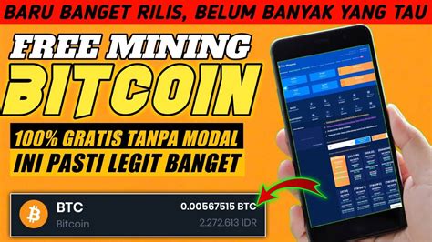 PASTI LEGIT CARA MINING BITCOIN DI ANDROID GRATIS TERBUKTI MEMBAYAR