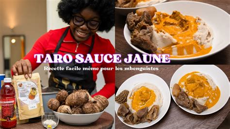 Taro Sauce Jaune Recette Facile Cameroun 🇨🇲 La Bindi Daily Youtube