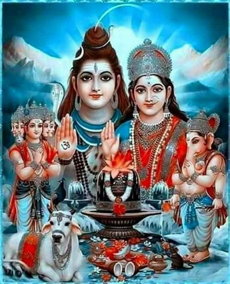 Bhagwan Shiva Family Photos : Best Shiva Family Images