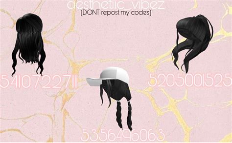 Roblox Hair Codes