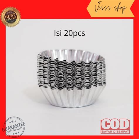 Jual Cetakan Pie Susu Mini Bahan Aluminium Isi 20 Pcs Pie Susu