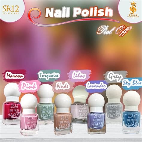 Jual NAIL POLISH PEEL OFF SR12 ORIGINAL KUTEKS HALAL MUSLIMAH BISA