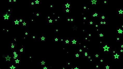 Green Background Stars Stock Video Footage for Free Download