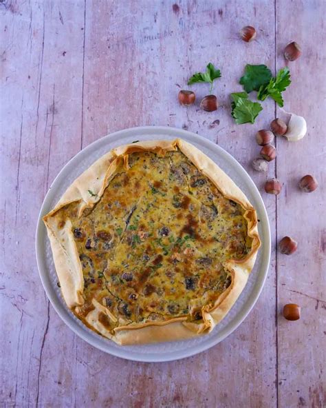 Quiche Aux Champignons Et Aux Noisettes La Cerise Sur Le Maillot