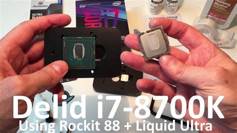 Coffee Lake I7 8700k Cpu Delid Delidding And Replacing Intel Tim With Liquid Metal A Guide