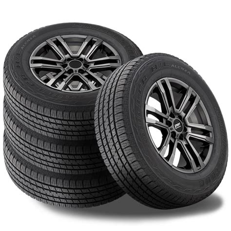 4 Bridgestone Dueler H/L Alenza 275/55R20 113H CUV SUV Truck Touring 65K Mileage BR012113 / 275 ...