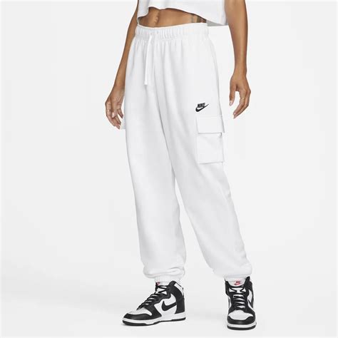 Nike Womens Nsw Club Fleece Mr Cargo Pants Blackwhite Hamilton Place