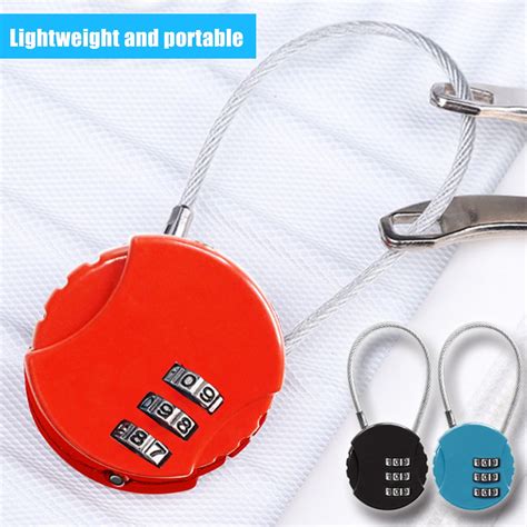 Zinc Alloy Luggage Locks: 3-Digit Combination Lock, Travel Suitcase ...