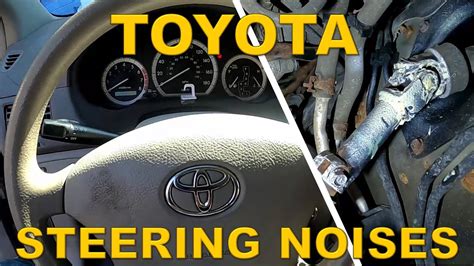 Toyota Sienna Intermediate Steering Shaft Diagnosing And Replacing