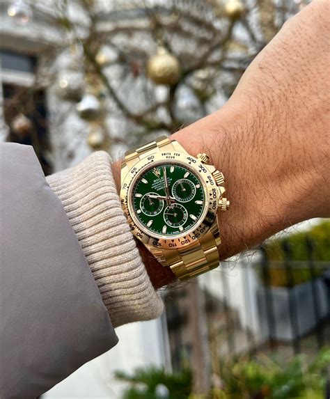 Rolex Daytona Green Dial Yellow Gold Shop | bellvalefarms.com