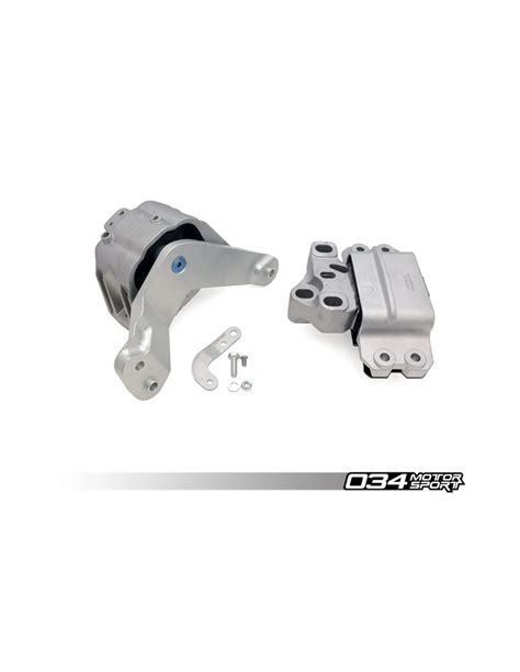 Reinforced Engine Mounts CNC Aluminum 034Motorsport For AUDI TTRS 8J 2