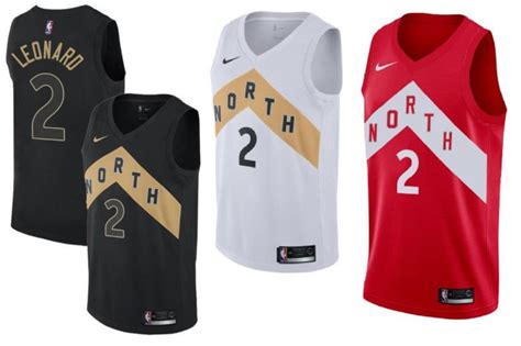 Kawhi Leonard Toronto Raptors Jerseys & Official Nike 'NORTH' Jerseys