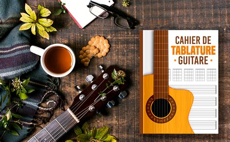 Cahier De Tablature Guitare 7 Tablatures Et 6 Diagrammes D Accords Par