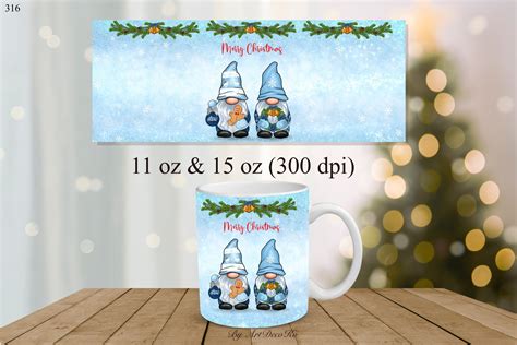 Christmas Sublimation Mug With Gnome Graphic By Artdekoco Creative