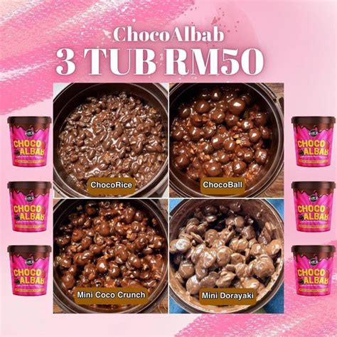 Choco Albab Choco Tub Food Drinks Packaged Instant Food On Carousell