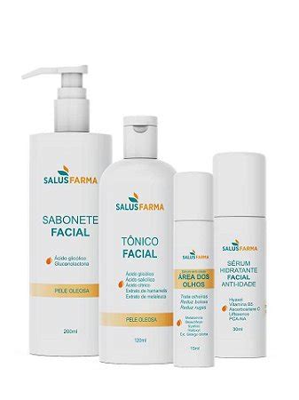 KIT SKINCARE COMPLETO PELE OLEOSA Salus Farma Farmacia De