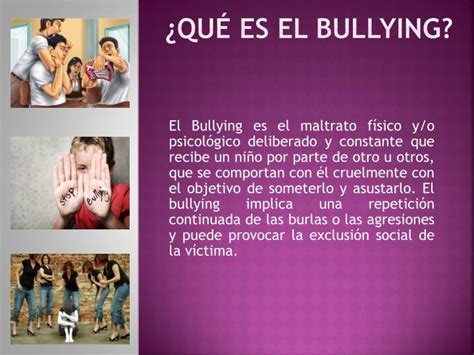 Ppt ¿qué Es El Bullying Powerpoint Presentation Free Download Id