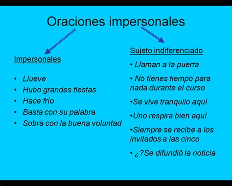 Oraciones Impersonales Ejemplos 1364 The Best Porn Website