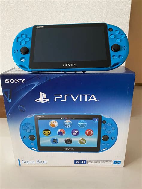 Sony PS Vita Aqua Blue Video Gaming Video Game Consoles