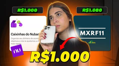 CAIXINHA DO NUBANK X MXRF11 QUAL INVESTIMENTO É MELHOR YouTube