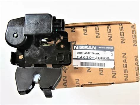 Pestillo Bloqueo Maletero Nissan Sentra 2013 2016 Original