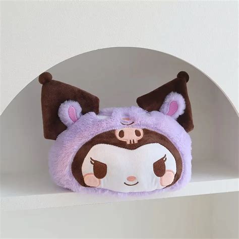 Kawaii Sanrio Kuromi Cinnamoroll Plush Car Pillow Headrest Unilovers