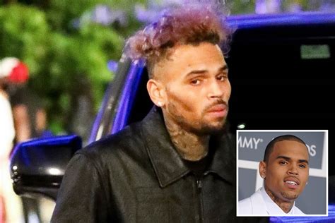 Chris Brown Looks Unrecognizable In New Photos From Drakes Billboard Music Awards After Party