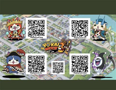 Yokai Watch 3 Qr Codes Gelantis