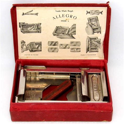 Vintage Allegro Model L Razor Blade Sharpener A Long Live Flickr