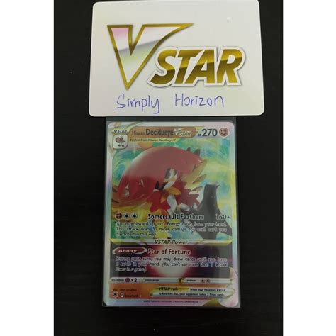 Pokemon Tcg Hisuian Decidueye Vstar Ultra Rare Ss