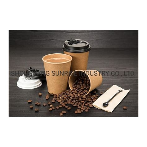 Factory Price Brown Kraft Paper With Pe Film For Disposable Cup Food