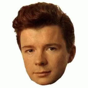 Rick Roll Rick Astley Sticker Rick Roll Rick Astley Sticker