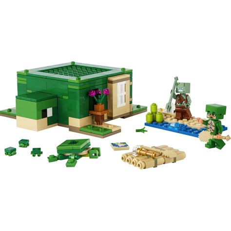 Lego Minecraft The Turtle Beach House 21254 Kmart