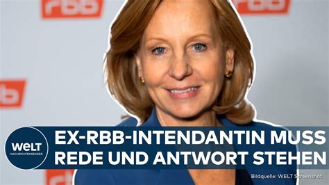 Aufarbeitung Von Rbb Aff Re Ex Intendantin Patricia Schlesinger Muss