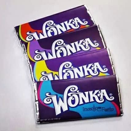 Pack Barras De Chocolate Wonka Inventing Room Env O Gratis