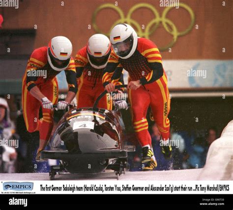 Four-Man Bobsleigh - Winter Olympics - Nagano 1998 - Competition Run ...