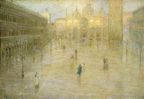 Der Markusplatz In Venedig Von Pietro Fragiacomo Kunstdruck