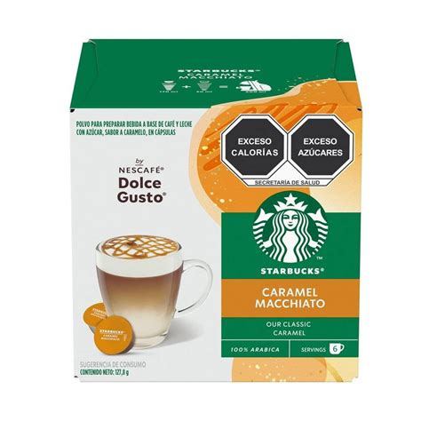 C Psulas De Caf Y Leche Starbucks By Nescaf Dolce Gusto Caramel