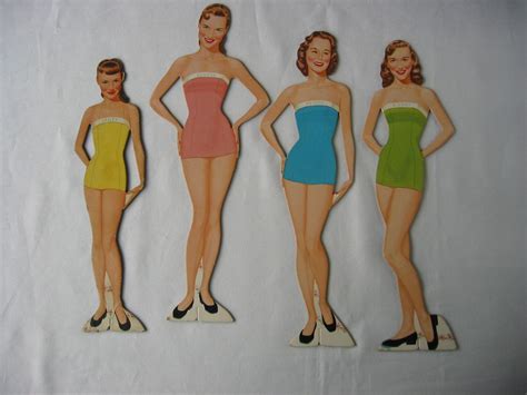 Lennon Sisters Paper Doll True Vintage 1958 Whitman 1979 59 Aqua Cover Cut 1822941678