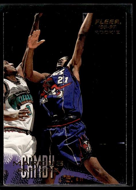 Fleer Marcus Camby Rookie Toronto Raptors Ebay